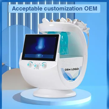 Ultragarsinis Odos Priežiūros Blue Ice Mašina, Krioterapija Mikrodermabrazija Magic Mirror Odos Analizatorius Deguonies Terapijos Aparatas 2023 Naujas