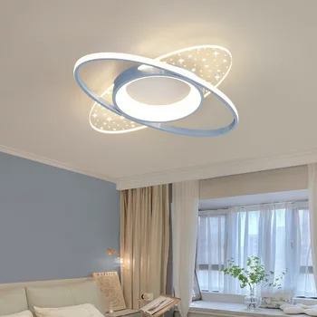 Balta/Pilka Modernios LED Lubų Šviesos Už kambarį Miegamasis, Valgomasis, Tyrimas, Šiaurės Akrilo Apdaila, Lubų Lempos Šviestuvai