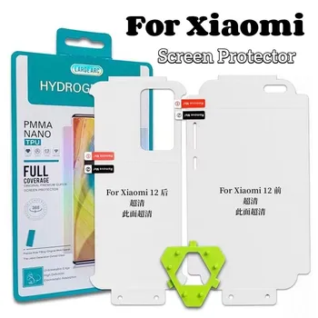 HD Hidrogelio Filmas Xiaomi 13 Pro 12X 11 Ultra 10 Pro Priekio Atgal Screen Protector Mi 13 12 11 10 Mix4 Visiškai Padengti Ne Stiklo