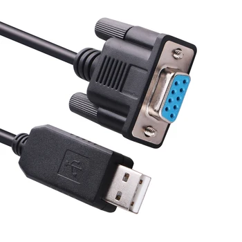 USB DB9 Female Standard Serial RS232 Kabelis Elektroninės švieslentės, Elektroninės Apimties Išplėtimas RS232 Konverteris, Laidas CP2102