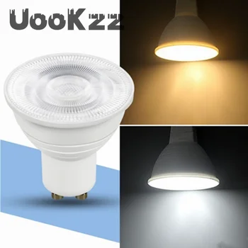 UooKzz GU10 MR16 E14 E27 Dėmesio 7W AC 220V LED Lemputė Šviesos Kampas 24 120 Laipsnių Energijos Taupymo Patalpų elektros Lemputę Už Stalo Lempa