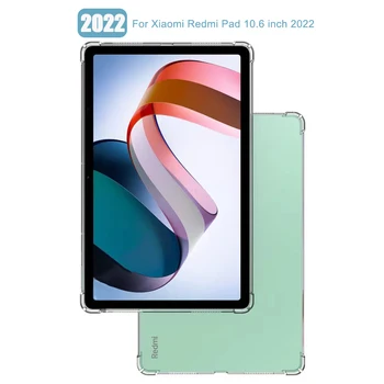 Atsparus smūgiams Silikoninis Atveju Xiaomi Redmi Trinkelėmis 10.6 colio 2022 Redmipad 10.6