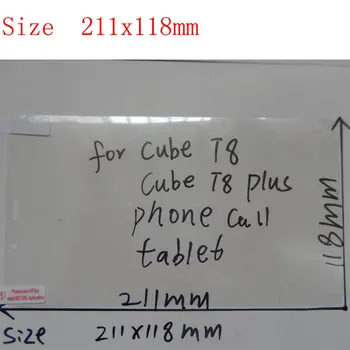 211x118mm screen protector filmas, 8 colių Kubo T8/T8S / T8 plus tabletės