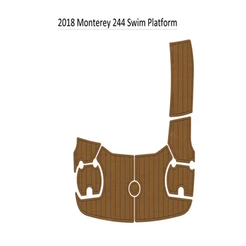 2018 Monterey 244 Plaukti Platfrom Žingsnis Trinkelėmis Valtis EVA Putų Dirbtiniais Tiko Denio Grindų Kilimėlis