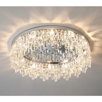 Šiuolaikinio Gyvenimo Kambario Lubų Lempa Kristalų LED Plafonnier Šviesos Miegamasis Liustra Diningroom Tyrimas Namų Puošybai Sala Apšvietimas