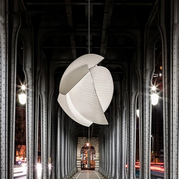 Italijos Dizaineris Šilko Audinys Liustra Restoranų Loft Dvipusis Statybos Gyvenamasis Kambarys Namų Dekoro Kabo LED Lempa Šviestuvas