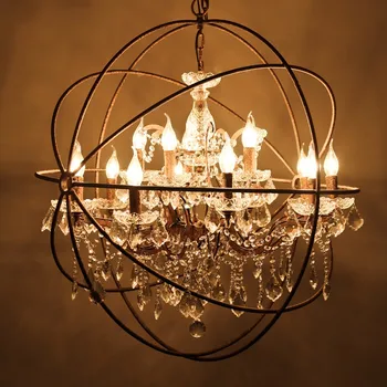 Modernaus Derliaus Kristalų Liustra Apšvietimo Kaimiškas Žvakės Šviestuvai LED Pakabukas Kabo Šviesos Home Hotel Apdailos F9240#