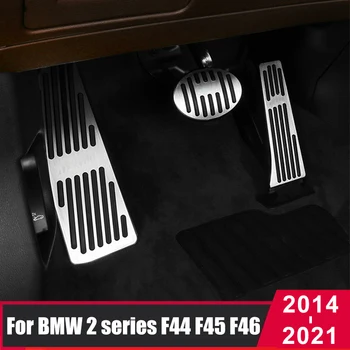 Automobilio Pedalus Pagalvėlės BMW 2 Serija F44 F45 F46 2014-2019 2020 2021 Akceleratoriaus Kuro Stabdžių Kojoms Pedalų Plokštelės Apima Priedai
