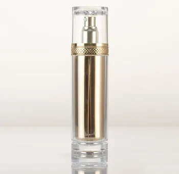 80ml blizga aukso akrilo/plastikinio butelio serumas/kremas/emulsija/foundation/essence drėgmės gelis odos priežiūros butelis kosmetikos pakuotės