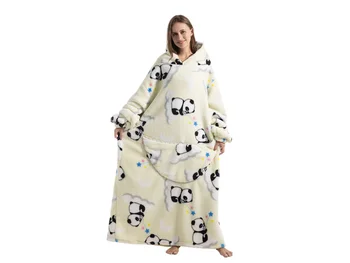 Moterų Pižama Onesie Žiemos Vyrų Apdaras Gyvūnų Drabužių, Apsiaustą Koralų Vilnos Flanelė Šiltas Spausdinti Kostiumas Hoodied Sleepwear Homewear