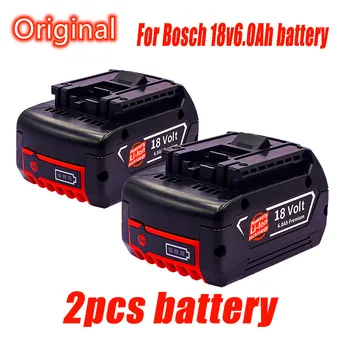 Naujas 18V Baterija 6.0 Ah už Bosch Elektrinis Grąžtas 18V 6000mAh Li-ion Baterija BAT609, BAT609G, BAT618, BAT618G, BAT614