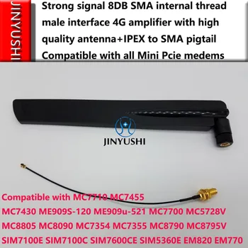 IPEX SMA galiuku + 4G 8dB antena SIMCOM SIM7100A SIM7100C SIM7100E SIM7600CE SIM5360E SIM5360A SIM7100CE