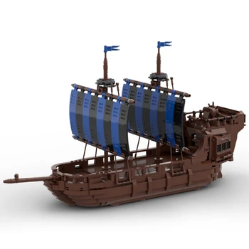 Įgaliotas 1320PCS+ PASIDARYK pats Asamblėjos Žaislai SS-98938 SS-98940 Blokai Viduramžių Piratų Laivas Šarvuotis Pavyzdį