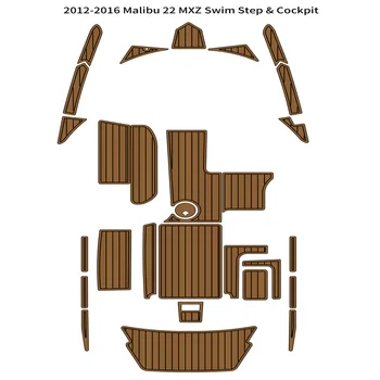 2012-2016 Malibu 22 MXZ Plaukti Platforma Kabinos Padas Valtis EVA Putų Tiko Denio Grindų
