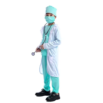 Berniukų, Mergaičių Gydytojas Kostiumas Vaikams Cosplay Vaikų Dienos Gydytojo Vaidmuo Žaisti Cosplay Fancy Dress Up