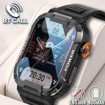 2023 Naujų Karinių Smart Watch Vyrų Fitneso Laikrodžiai IP68 Vandeniui 