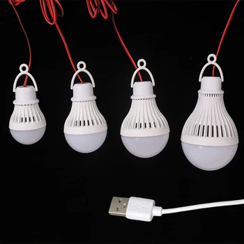 Lauko Kempingas LED Šviesos Nešiojamas Mini USB Palapinė Žibintų 3/5W USB Power Naktį Lempos 1/2 VNT Skaitymo Knyga Naktį Šviesos Lempos Buld