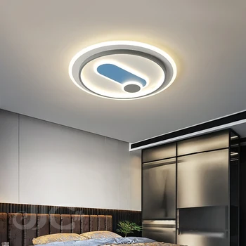JJC Aikštėje Šiuolaikinės Skydelio LED Lubų Šviesos Protingas Pritemdomi Stiliaus Kambarį Vidaus Apšvietimas Miegamajame LED Žibintai