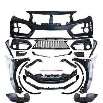 Aukštos kokybės automobilių kėbulo rinkinys 16-20 Dešimtą Honda Civic Modifikuotų RS Robotas Kūno kit Automobilių bodykit