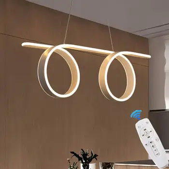Restoranas Pakabukas Šviesos diodų (LED) Postmodernaus Minimalistinės Linijos Asmeninį Meno Valgomasis Gyvenamasis Kambarys Pakabukas Apšvietimas, Dekoras